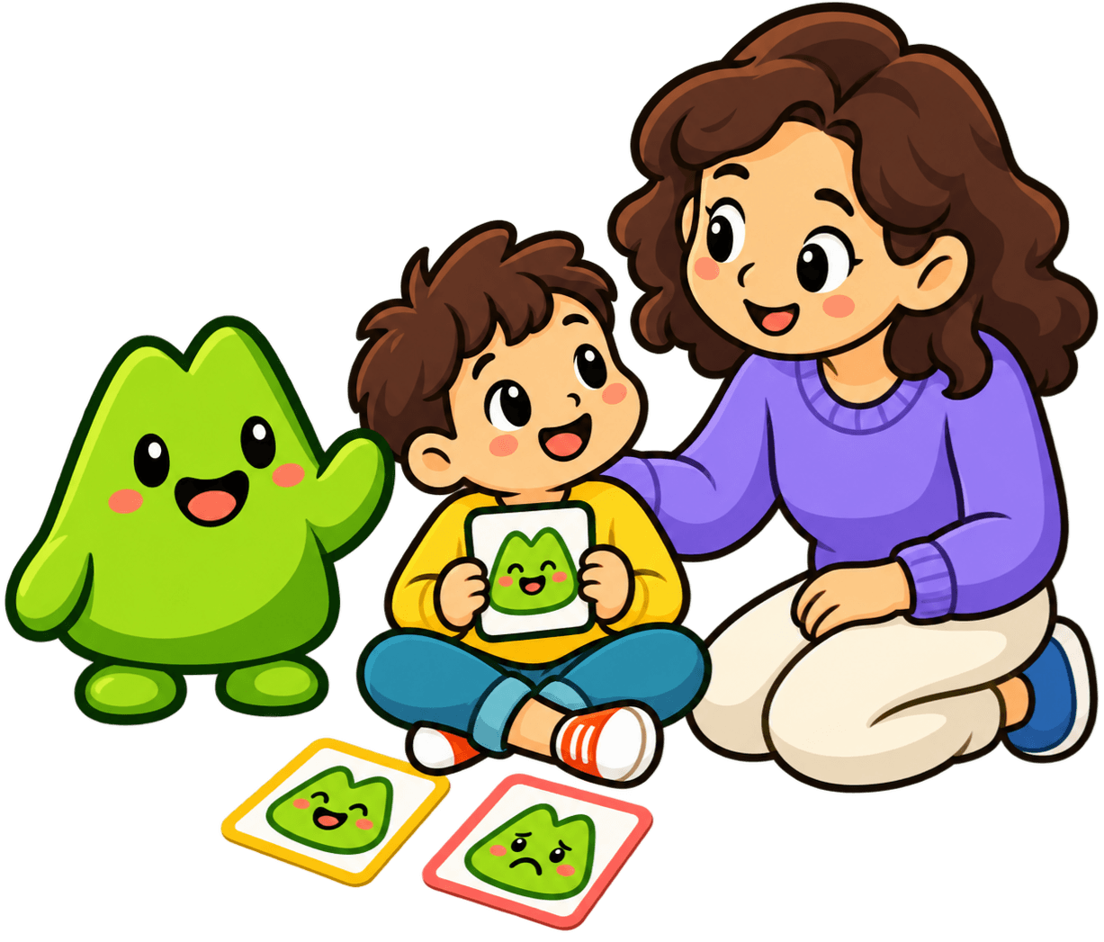Monty acompañando a niñas y niños a reconocer y nombrar sus emociones